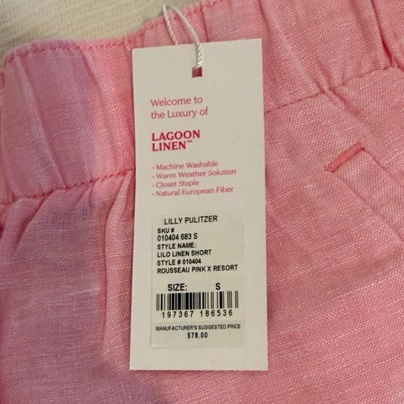 Lilly Pulitzer Light Pink Women's Shorts - Picture 2 of 2